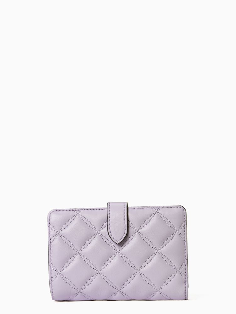 KATE SPADE NATALIA QUILTED MEDIUM CHAIN LEATHER SHOULDER BAG /WALLET OPT  LILAC