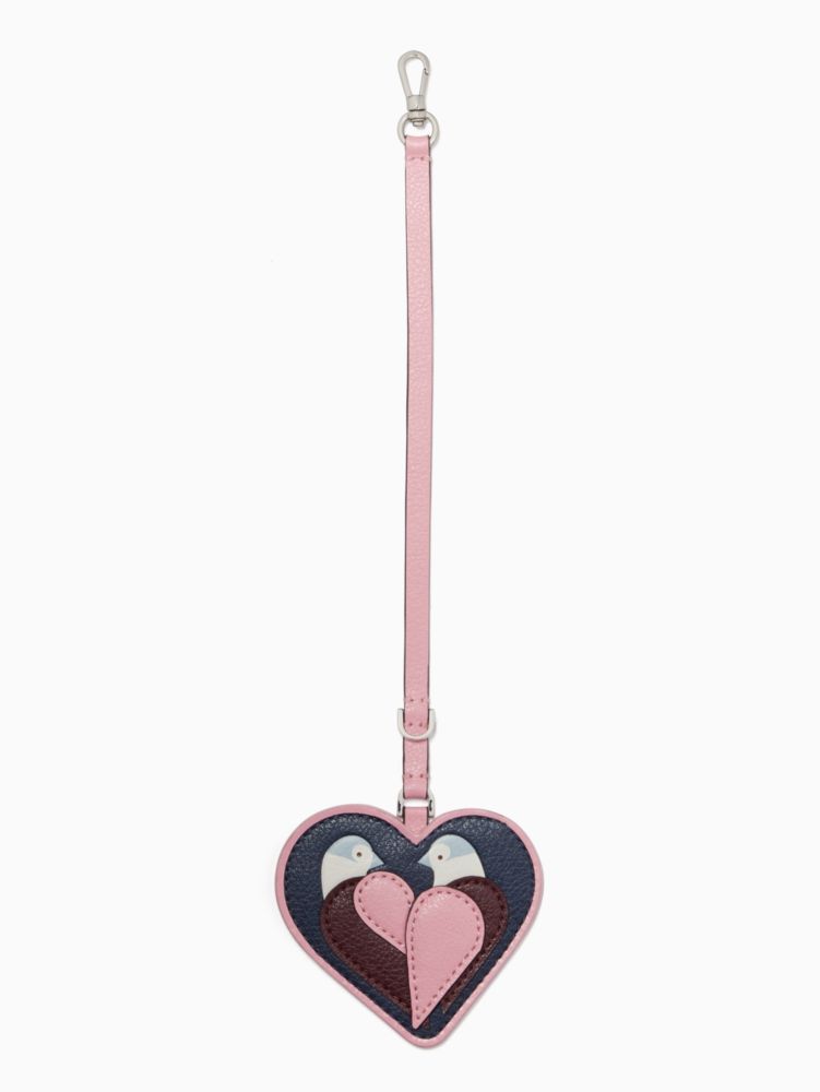 Kate Spade,key fobs love birds,keychains,