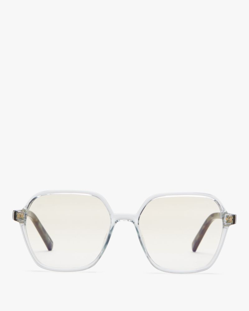 Kate Spade,Zette Readers,Square,Plastic,Pattern,Adjustable Nose Pads,Magnifying,Integrated Nose Pads,Casual,