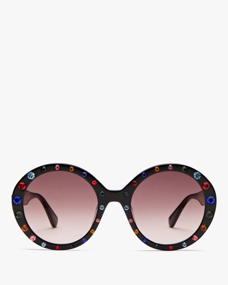 Kate Spade,Zya Sunglasses,Black Multi