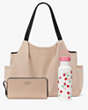Kate Spade,Chelsea Colorblock Baby Bag & Water Bottle Bundle,