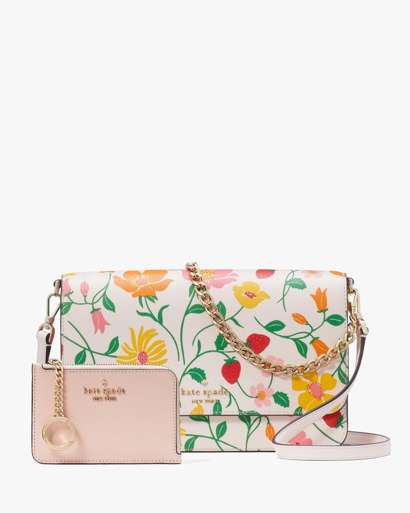 Kate Spade,Madison Strawberry Toss Crossbody Bundle,