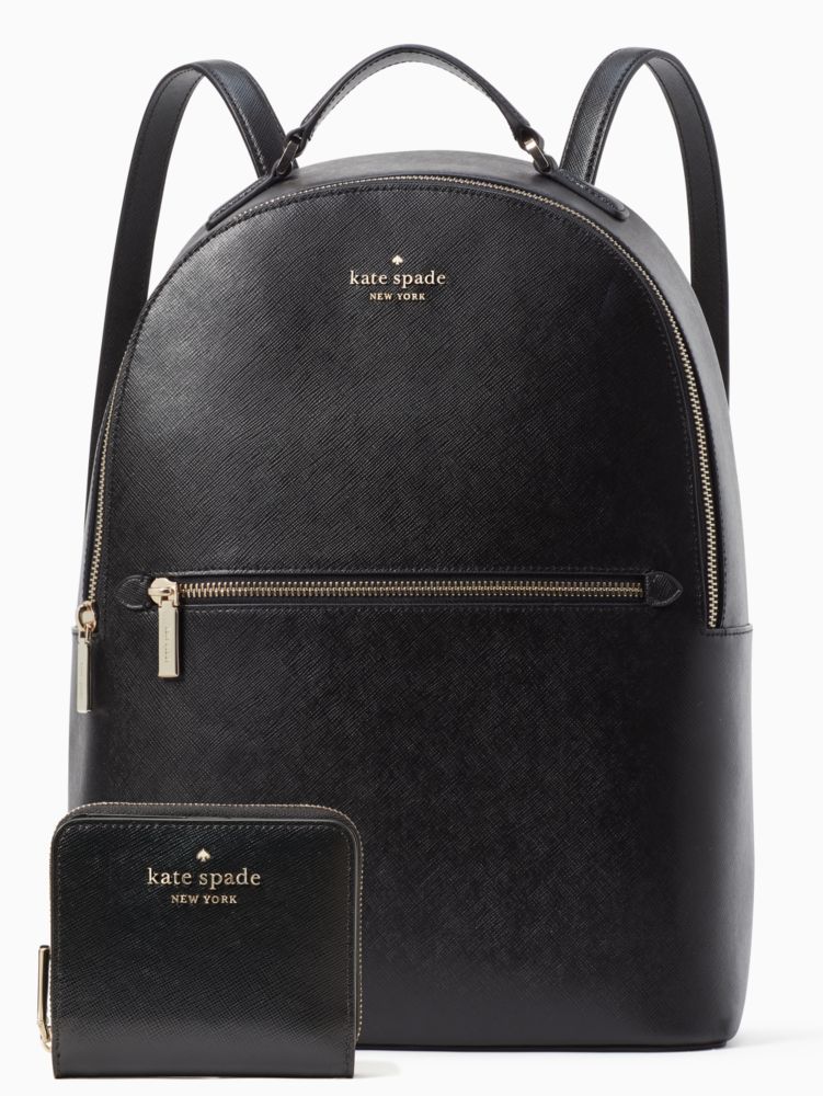 Kate Spade,Perry Leather Large Backpack Bundle,