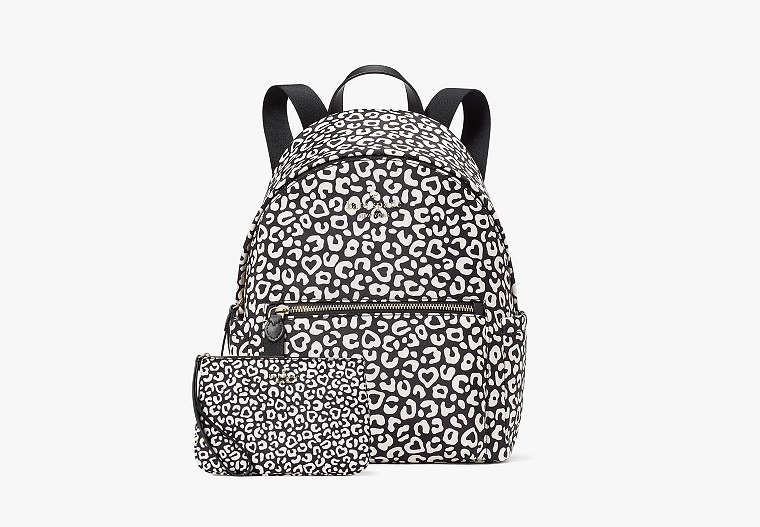 Kate Spade,Chelsea Leopard Medium Backpack Bundle, image number 0