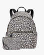 Kate Spade,Chelsea Leopard Medium Backpack Bundle,