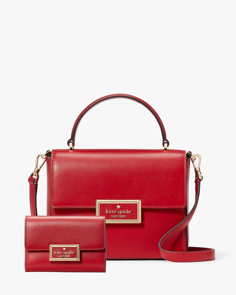 Kate spade new york red handbag sale