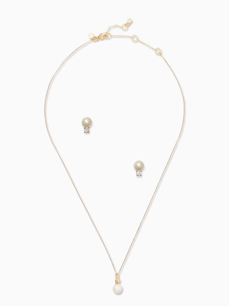 Kate Spade,Pearls of Wisdom Pendant Bundle,