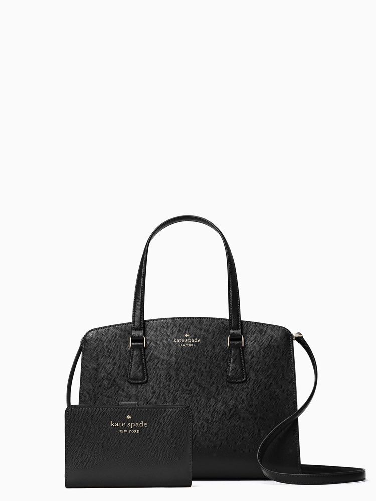 Kate Spade Handbag for Women Staci Medium Satchel (Black) : :  Clothing, Shoes & Accessories