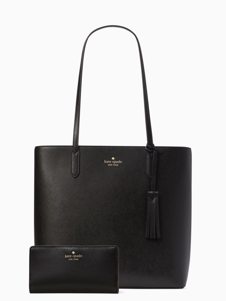 Kate spade discount black tote bag