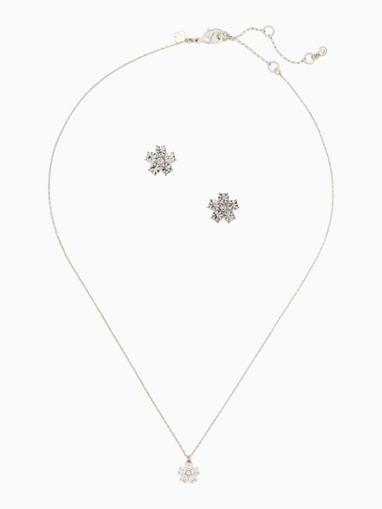 Kate Spade,Gleaming Gardenia Mini Pendant Bundle,