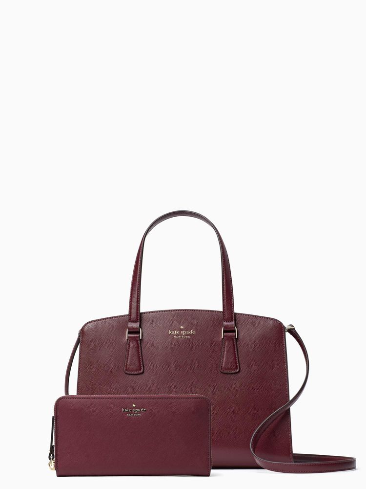 Kate Spade,Perry and Laurel Way Medium Satchel Bundle,