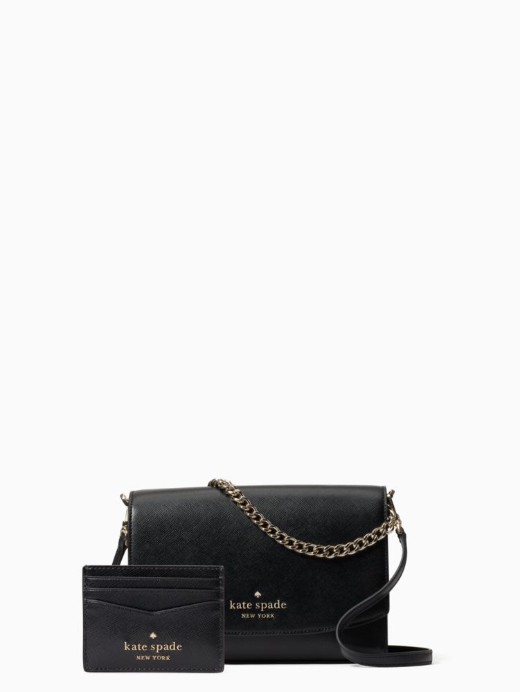 Kate Spade Cedar Street Cami Cross Body Bag in Black