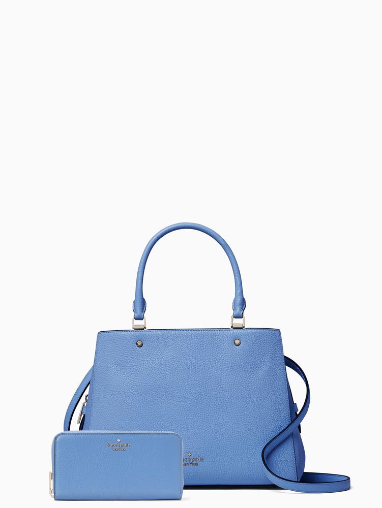 KATE SPADE NEW YORK Blueberry Leila Medium Flap Shoulder Bag NWT – Style  Exchange Boutique PGH