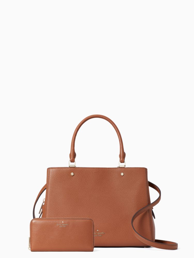 Leila Medium Triple Compartment Satchel