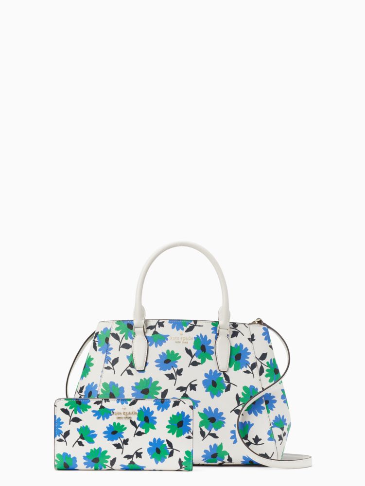 Kate Spade,Kristi and Darcy Park Posies Satchel Bundle,