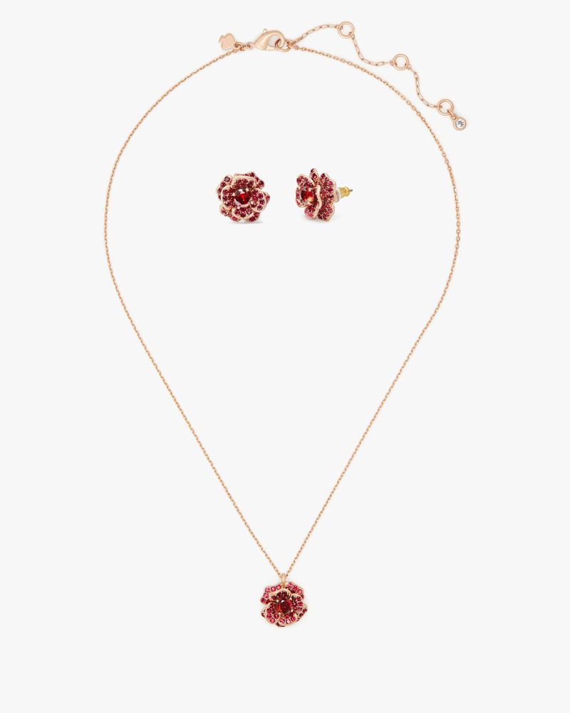 Kate Spade,Scarlet Blooms Mini Pendant Bundle,