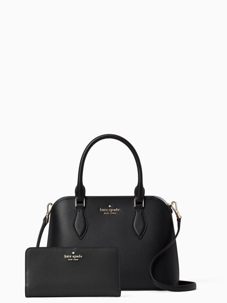 kate+spade+new+york+Darcy+Small+Satchel+-+Black for sale online